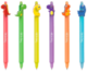 kuličkové pero gumovací Colorino  Dinosaur modré (733) - praktické gumovací kuličkové pero pro školáky