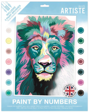 malování podle čísel DOA 550716 - Courageous Lion  (5029568003327)
