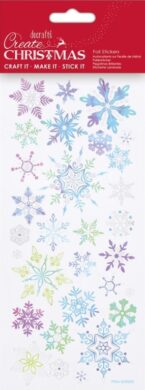 DO samolepky PMA 828906 vánoční Blue Snowflakes  (5038041058280)
