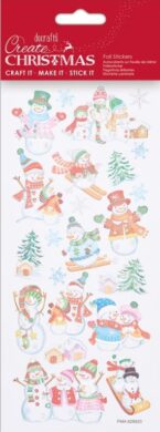 DO samolepky PMA 828920 vánoční Ski Snowmen  (5038041058426)