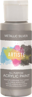 DO barva akryl. DOA 763101 59ml Metallic Silver  (5038041941339)