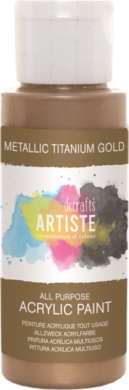 DO barva akryl. DOA 763102 59ml Metallic Titanium Gold  (5038041941346)