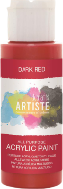 DO barva akrylová DOA 763212 59ml Dark Red  (5038041941407)