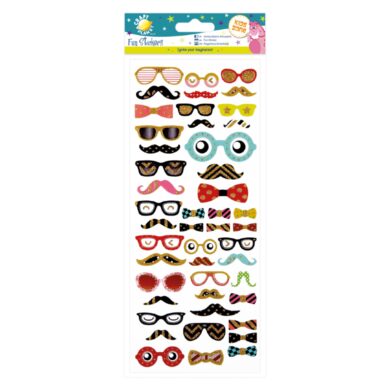 DO samolepky CPT 805266 Glasses & Moustaches  (5050784080496)