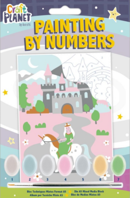 malování podle čísel CPT 658702 mini - Fairytale Castle  (5050784090624)