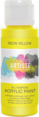 DO barva akryl. DOA 766074 59ml Neon Yellow  (5055198700961)