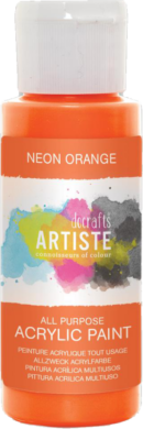 DO barva akryl. DOA 766076 59ml Neon Orange  (5055198700985)