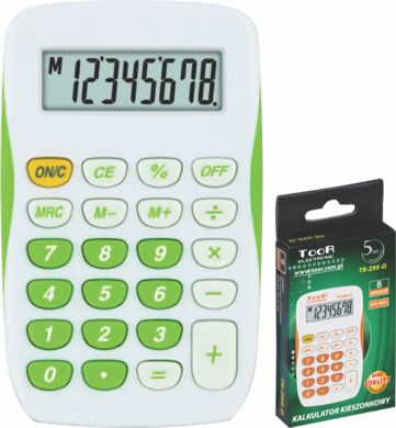 kalkulačka KW TR-295-N 8 míst zelená 120-1770  (5903364207021)