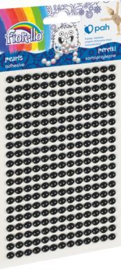 kamínky perličky 170-2576 samolep.černé  (5903364282035)