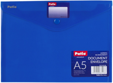 desky s drukem Patio A5 s ident.modré  (5907690881238)