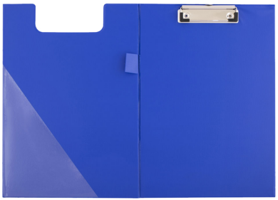 podložka A4 dvojdeska karton/PP s klipem modrá 009088  (5907814634214)
