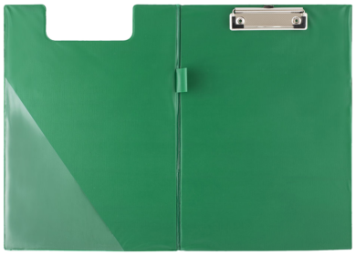 podložka A4 dvojdeska karton/PP s klipem zelená 009454  (5907814635723)