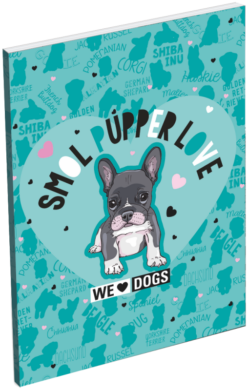 blok A7 We Love Dogs Blue 21881101  (5997416588114)