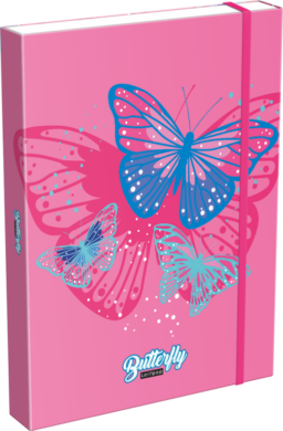box na sešity A5 Lollipop Butterfly Pink 22958157  (5997416595815)