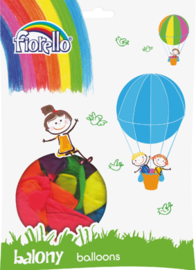 balónky 100ks Fiorello neon mix 170-1604  (6913749990164)