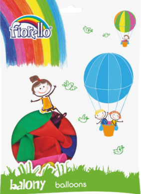 balónky 100ks Fiorello pastel mix 170-1673  (6913749996272)