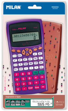 kalkulačka Milan 159110 CPBL vědecká fialovo/bronzová  (8411574080336)