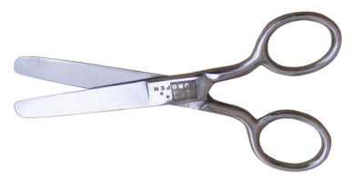 nůžky Europen nerez 4,5" - 12cm - kul.špička blistr  (8594033821128)