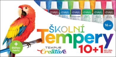 barvy  temperové  Tempus 10 + 1  (8594033825591)