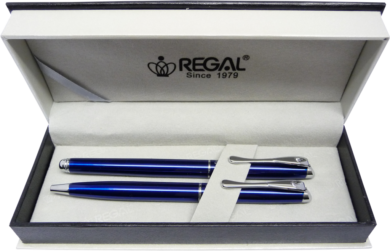 guľôčkové pero + roller - modrá  (8594033825768)