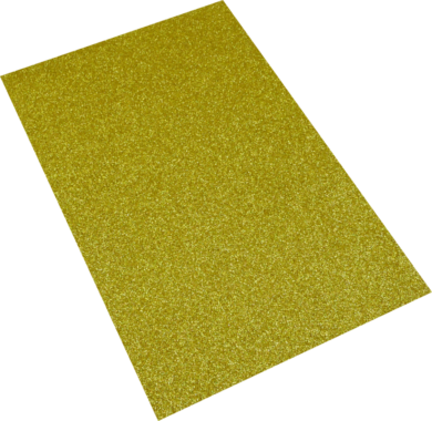 pěnová guma A4 glitr zlatá EG-007  (8594033832100)