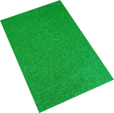pěnová guma A4 glitr zelená EG-012  (8594033832117)