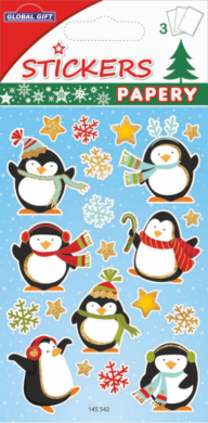 samol. GG vánoční SP 145542 Christmas Penguins  (8594033835026)