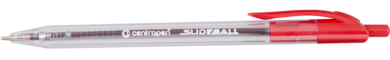 kuličkové pero Slideball Clicker 2225 červený  (8595013633960)