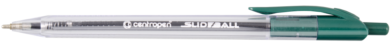 kuličkové pero Slideball Clicker 2225 zelený  (8595013633984)