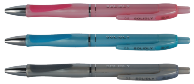 kuličkové pero Solidly PASTEL mix 0,5 mm (nemá EAN)  (8595083528449)