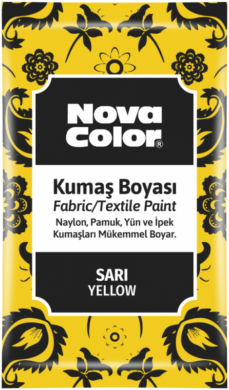 barva na textil prášková žlutá 12g NC-900  (8681861005179)
