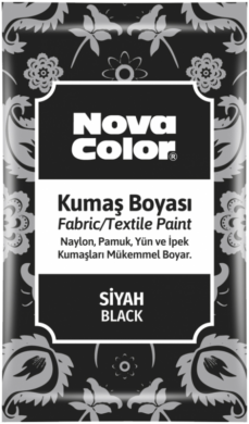 barva na textil prášková černá 12g NC-904  (8681861005216)