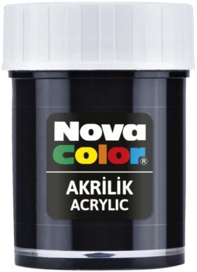barva akrylová  30ml  černá NC-174  (86930000)