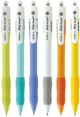 kuličkové pero Any plus+ 0,5 mm modré - MIX barev  (8802203043219)
