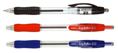 kuličkové pero Any ball 0,5 mm červené  (8802203684139)