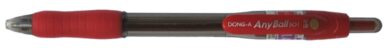 kuličkové pero Any ball 1,0 mm červené  (8802203686133)