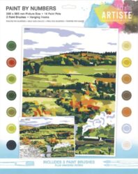 malování podle čísel DOA 550711 - Steam Landscape - Obsahuje vše - po vybalení můžete ihned malovat.