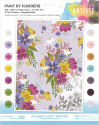 malování podle čísel DOA 550708 - Crowded Florals - Obsahuje vše - po vybalení můžete ihned malovat.