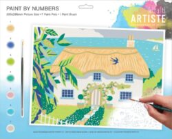 malování podle čísel DOA 550700 - Country Cottage - obsahuje ve, aby vae dti mohly zat hned po vybalen malovat