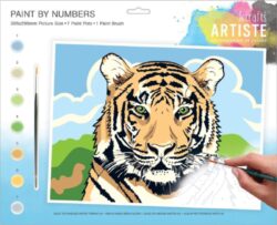 malování podle čísel DOA 550706 - Regal Tiger - obsahuje ve, aby vae dti mohly zat hned po vybalen malovat