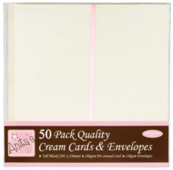 DO obálky+karty ANT 1513021 DL cream 50ks
