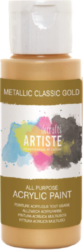 DO barva akryl. DOA 763103 59ml Metallic Classic Gold - akrylov barva ARTISTE metalick