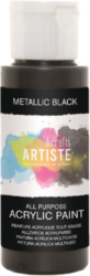 DO barva akryl. DOA 763112 59ml Metallic Black - akrylov barva ARTISTE metalick