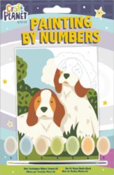 malování podle čísel CPT 658700 mini - Dogs - obsahuje ve, aby vae dti mohly zat hned po vybalen malovat