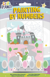 malování podle čísel CPT 658702 mini - Fairytale Castle - obsahuje ve, aby vae dti mohly zat hned po vybalen malovat
