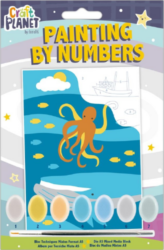 malování podle čísel CPT 658705 mini - Underwater - obsahuje vše, aby vaše děti mohly začít hned po vybalení malovat