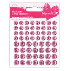 glitrové čočky PMA 805901 samolepicí 60ks Pink