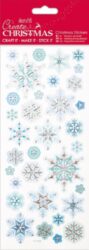 DO samolepky PMA 806901 Foiled a Embossed Snowflakes