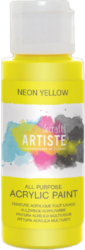 DO barva akryl. DOA 766074 59ml Neon Yellow - akrylov barva ARTISTE neonov
