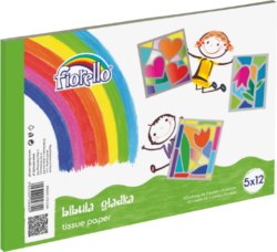 barevné papíry hedvábné Fiorello 5 ks x 12 bar. 170-2346